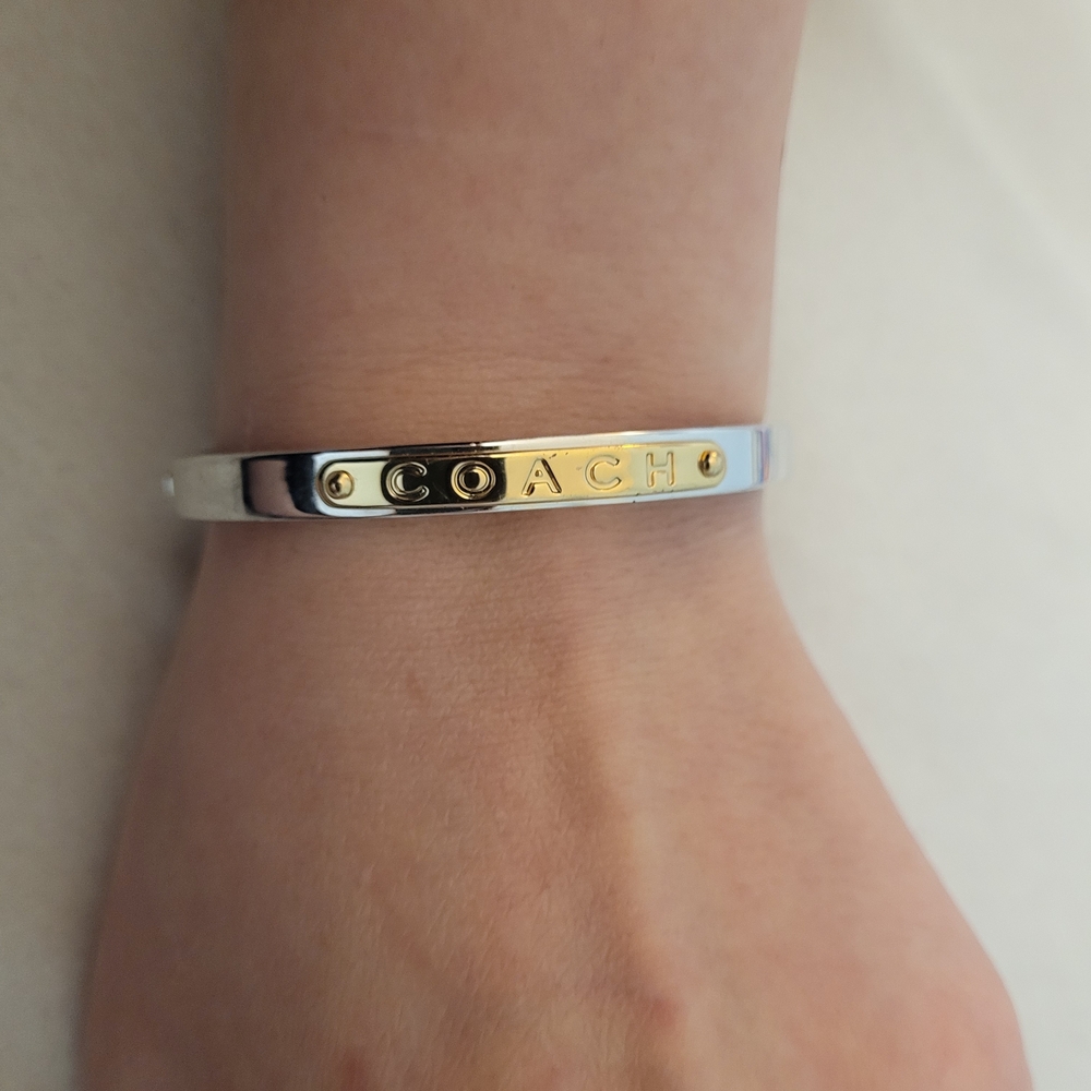 Coach Two-Tone Gold and Silver Bracelet